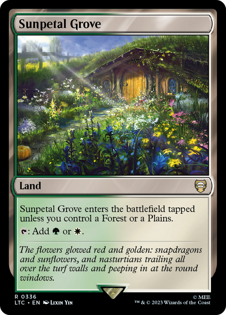 Sunpetal Grove (LTC-336) [Tales of Middle-earth Commander]