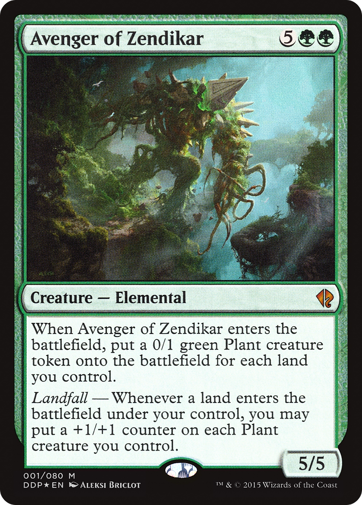 Avenger of Zendikar (DDP-001) [Duel Decks: Zendikar vs. Eldrazi] Foil