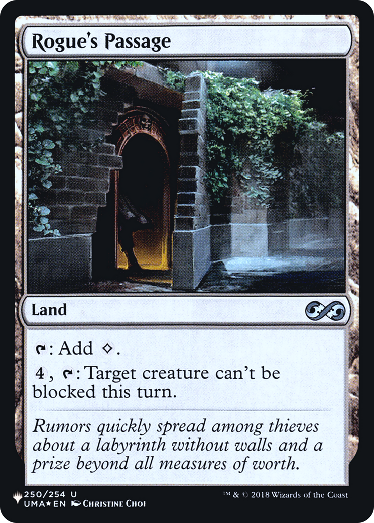 Rogue's Passage (UMA) (LIST-UMA-250) [The List] Foil