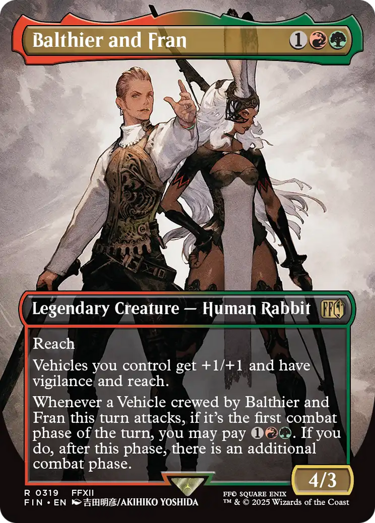 Balthier and Fran (0319) (Borderless) (FIN-319) [FINAL FANTASY] (Borderless) Foil