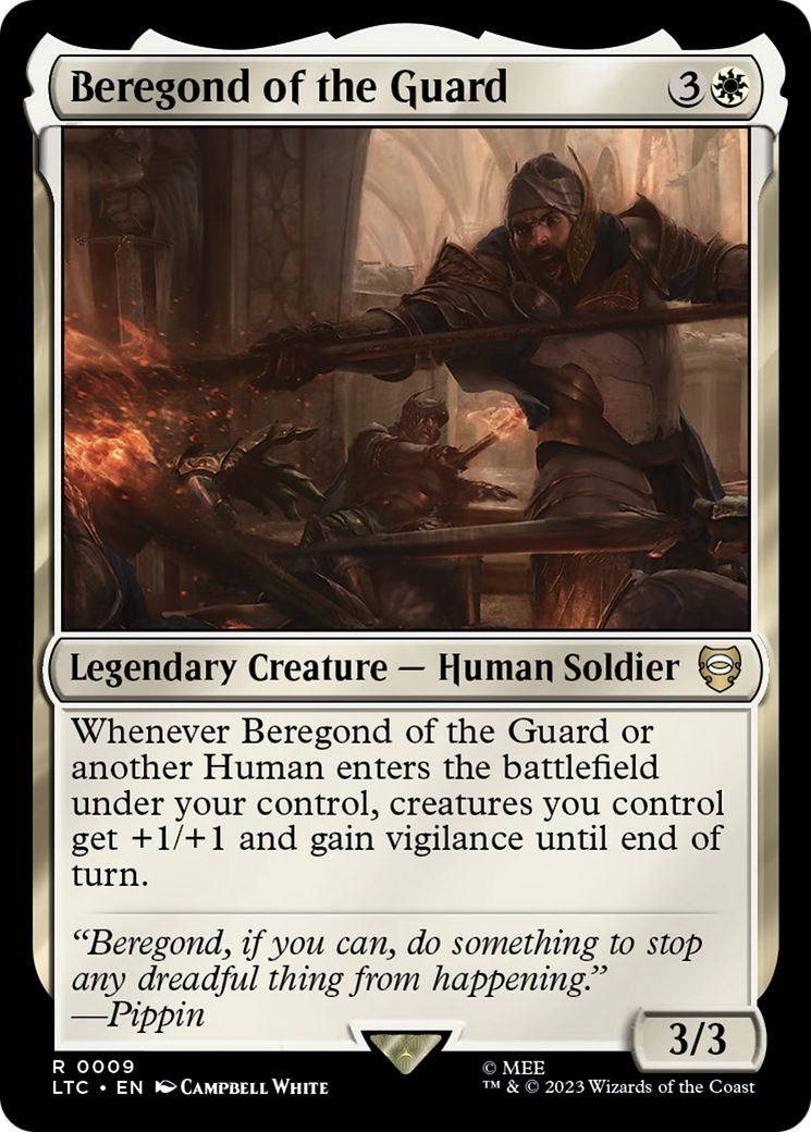 Beregond of the Guard (LTC-009) [Tales of Middle-earth Commander] Foil