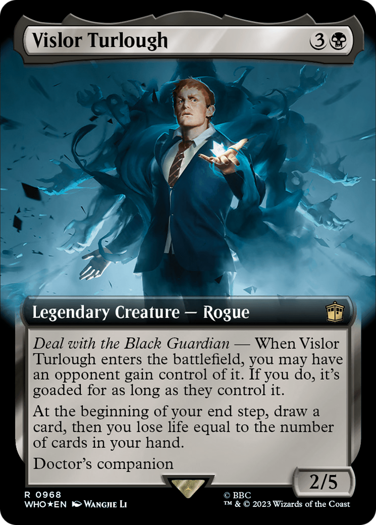 Vislor Turlough (WHO-968) [Doctor Who]: (Extended Art) Foil