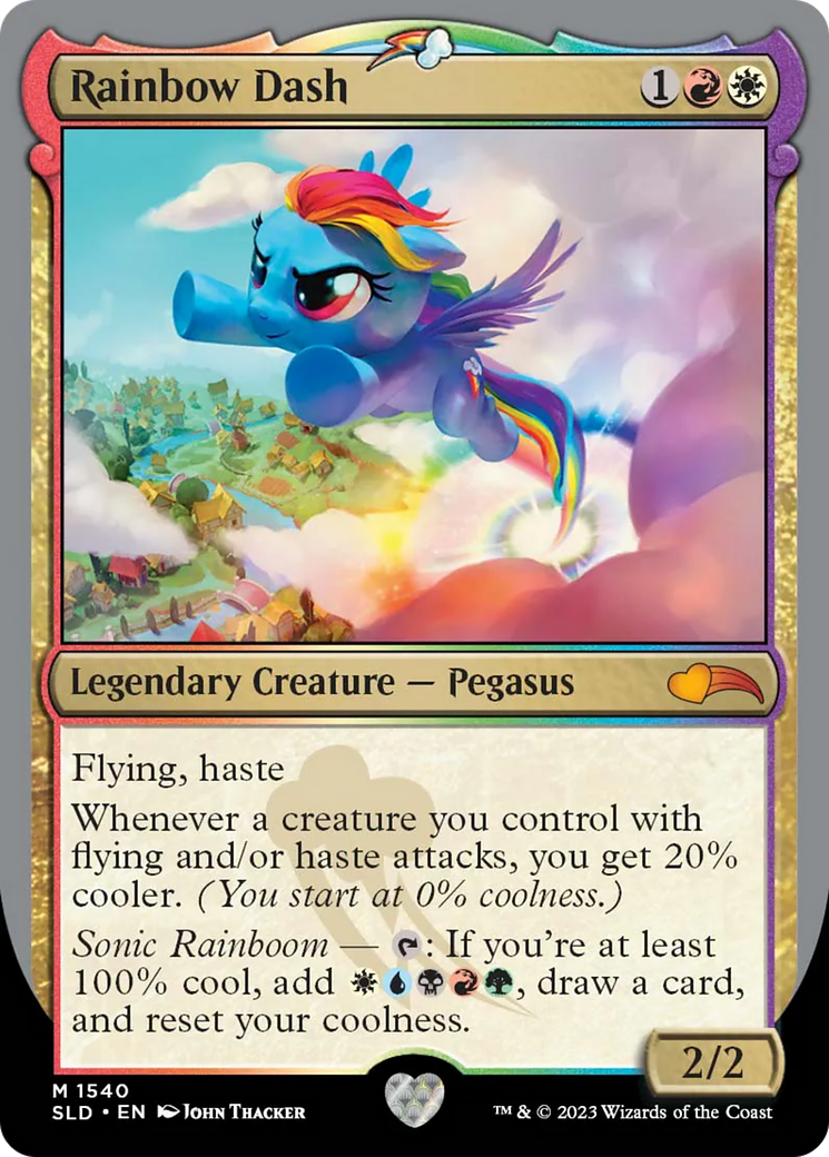 Rainbow Dash (SLD-1540) [Secret Lair Drop] Foil