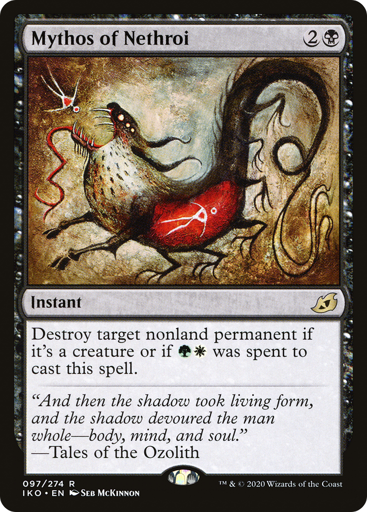 Mythos of Nethroi (IKO-097) [Ikoria: Lair of Behemoths] Foil
