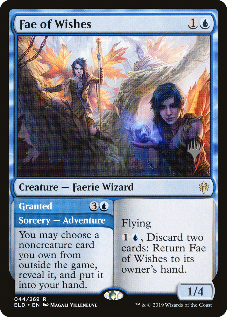 Fae of Wishes // Granted (PPELD-44P) [Throne of Eldraine Promos] Foil