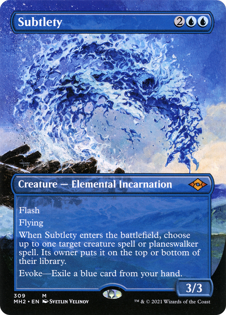 Subtlety (Borderless) (MH2-309) (Borderless) [Modern Horizons 2]