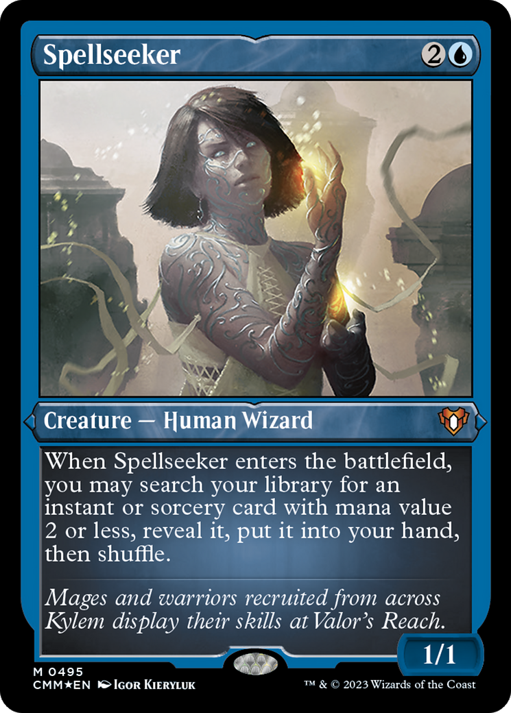 Spellseeker (CMM-495) [Commander Masters] Etched Foil