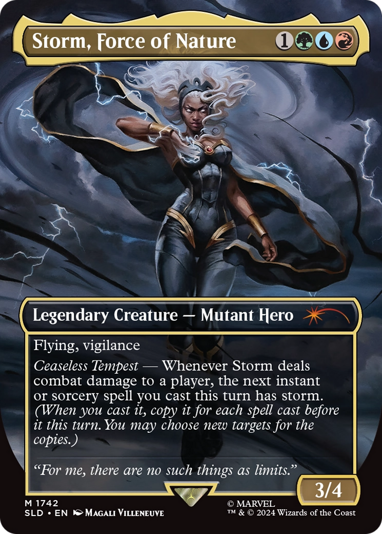 Storm, Force of Nature (SLD-1742) [Secret Lair Drop] (Borderless)