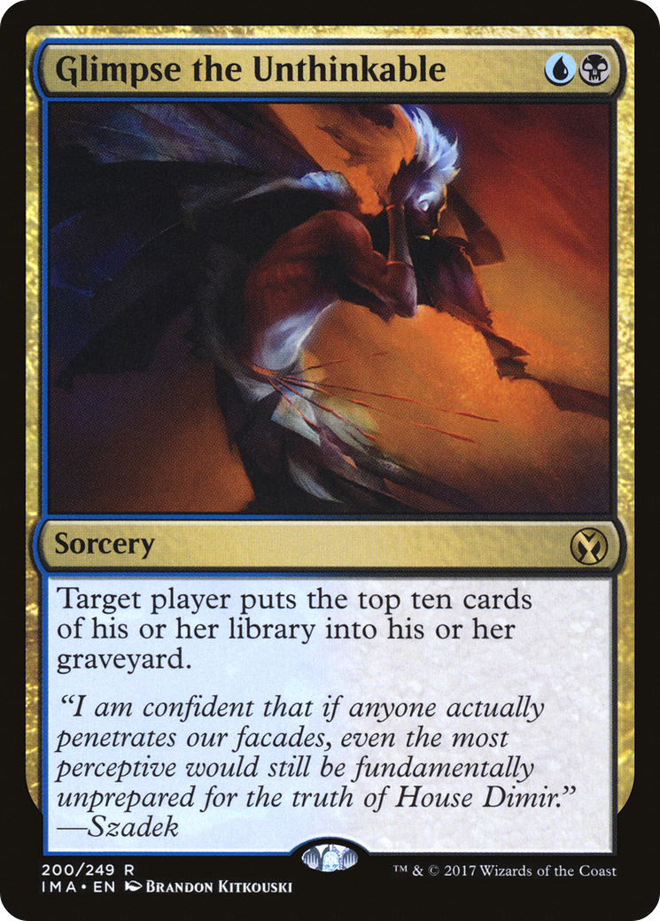 Glimpse the Unthinkable (IMA-200) [Iconic Masters] Foil