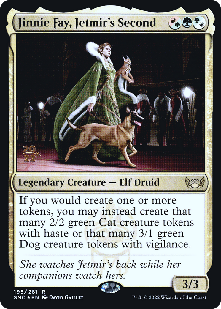 Jinnie Fay, Jetmir's Second (PRE-195) [Streets of New Capenna Promos] Foil