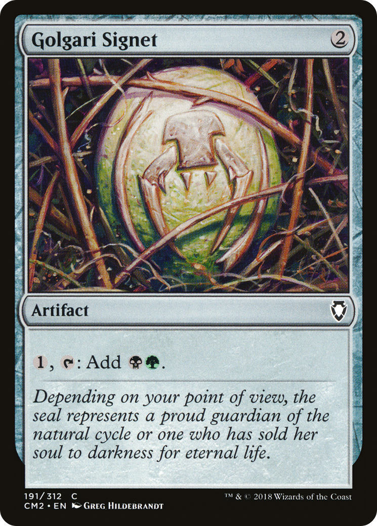 Golgari Signet (CM2-191) [Commander Anthology Volume II]