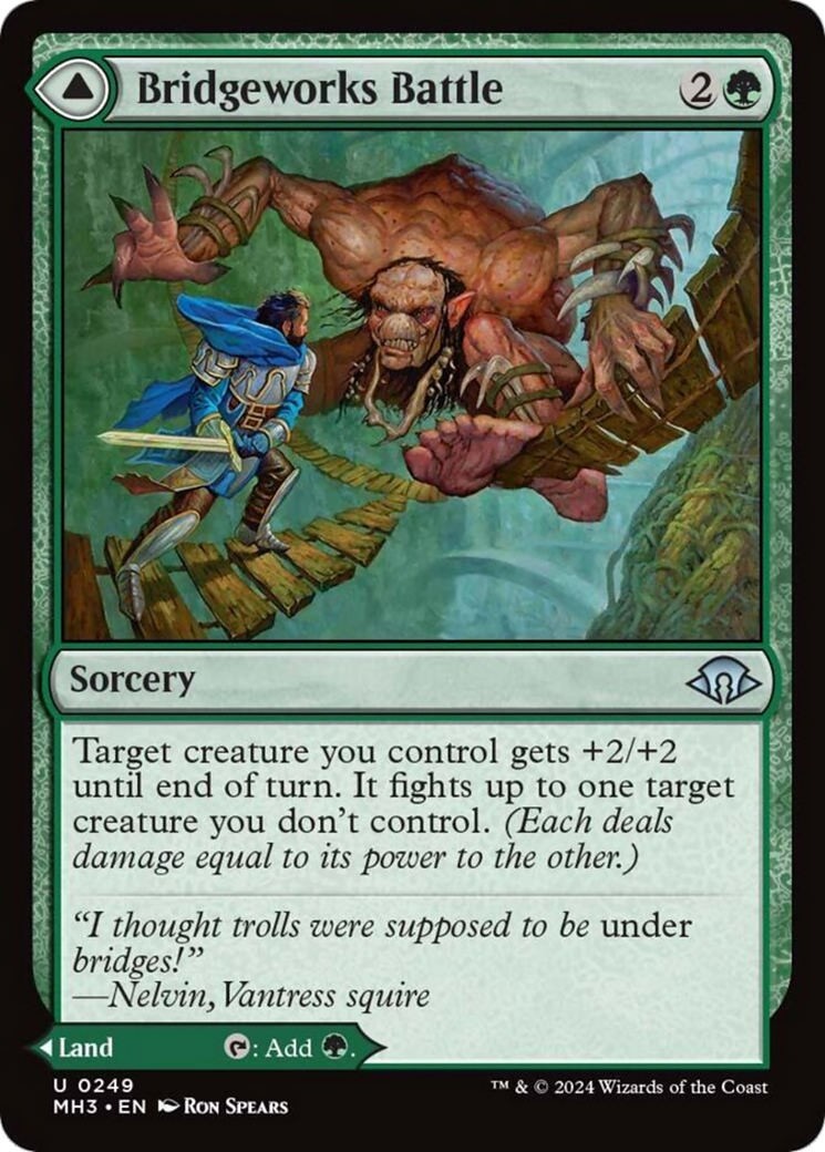 Bridgeworks Battle // Tanglespan Bridgeworks (MH3-249) [Modern Horizons 3] Foil