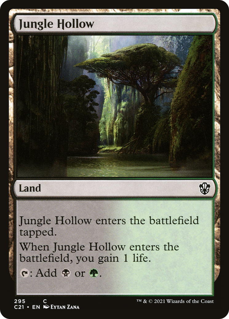 Jungle Hollow (C21-295) [Commander 2021]