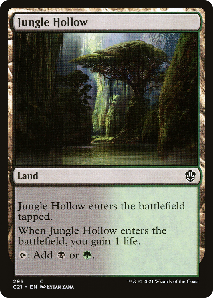 Jungle Hollow (C21-295) [Commander 2021]