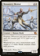 Monastery Mentor (PPMOM-28P) [March of the Machine Promos] Foil