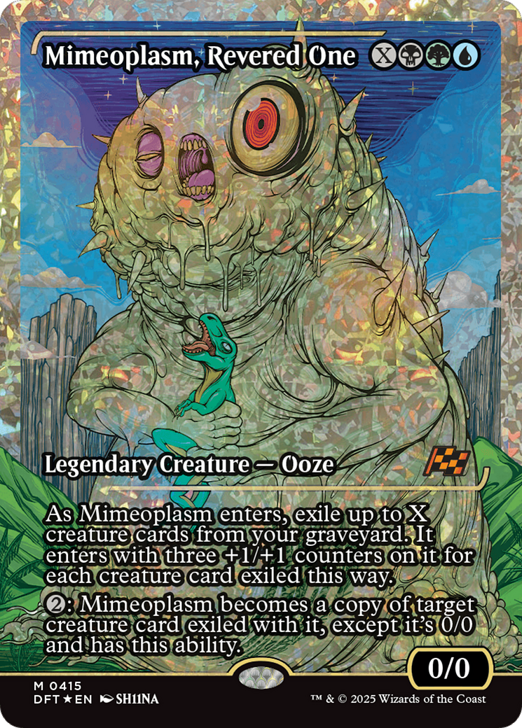 Mimeoplasm, Revered One (DFT-415) [Aetherdrift]: (Showcase) Foil
