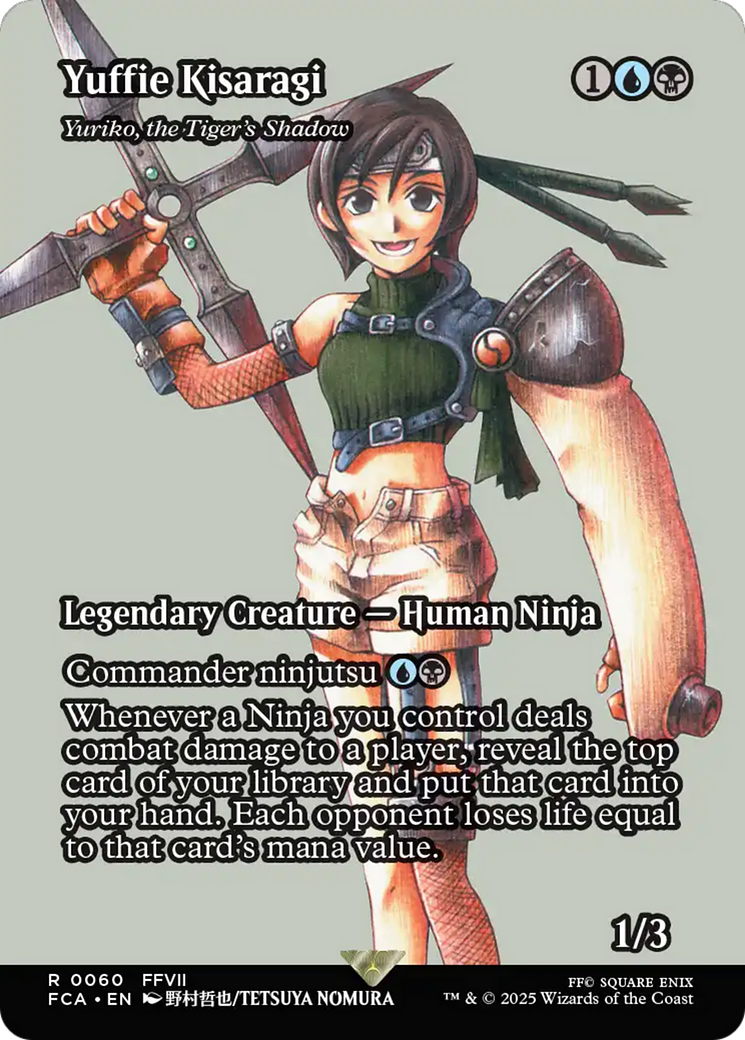 Yuffie Kisaragi - Yuriko, the Tiger's Shadow (Showcase) (FCA-060) [FINAL FANTASY: Through the Ages] / Yuffie Kisaragi (Borderless)