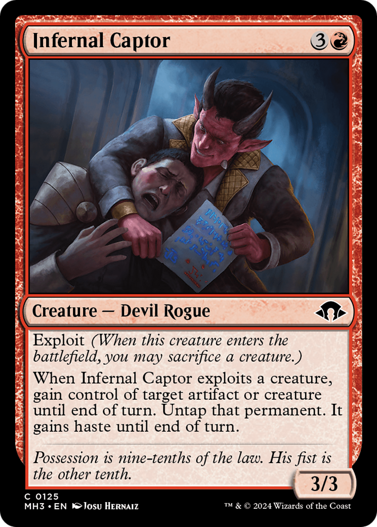 Infernal Captor (MH3-125) [Modern Horizons 3] Foil