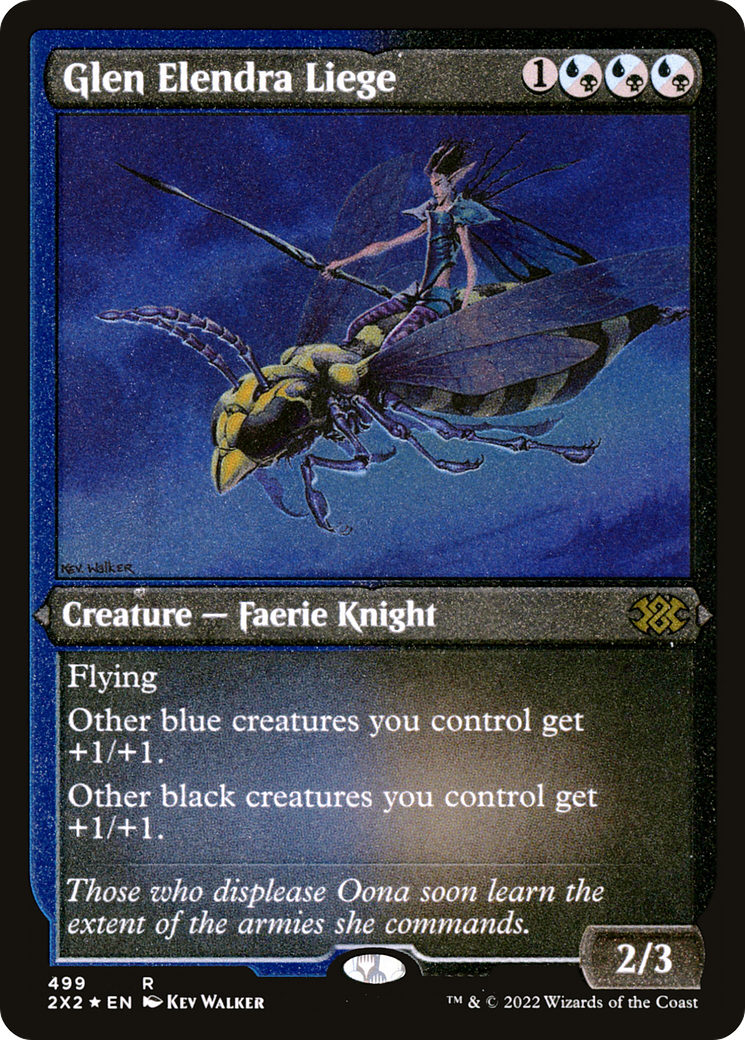 Glen Elendra Liege (2X2-499) [Double Masters 2022] Etched Foil