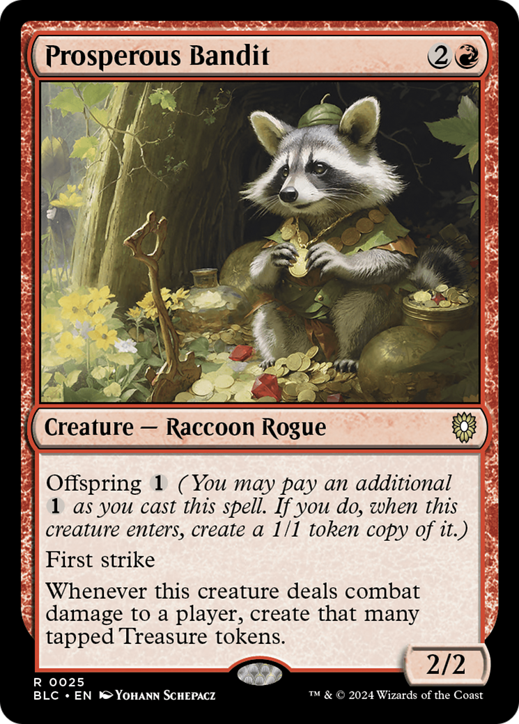 Prosperous Bandit (BLC-025) [Bloomburrow Commander]