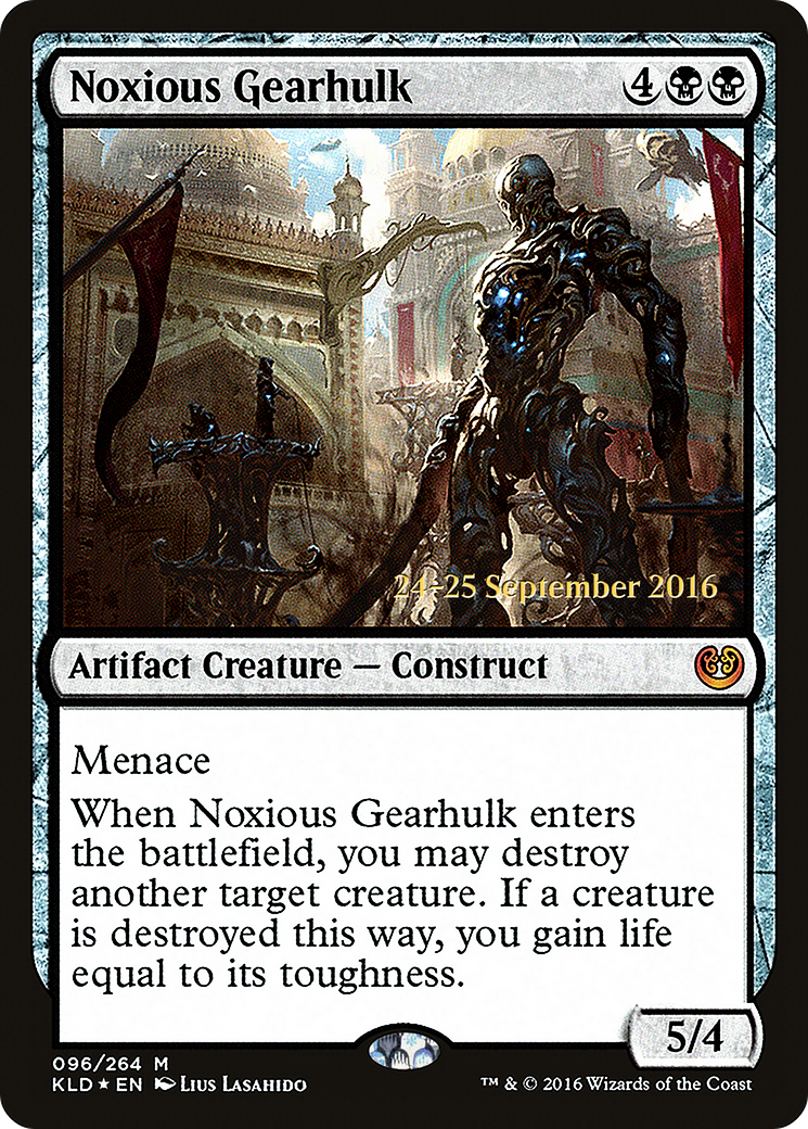Noxious Gearhulk (PRE-96S) [Kaladesh Promos] Foil