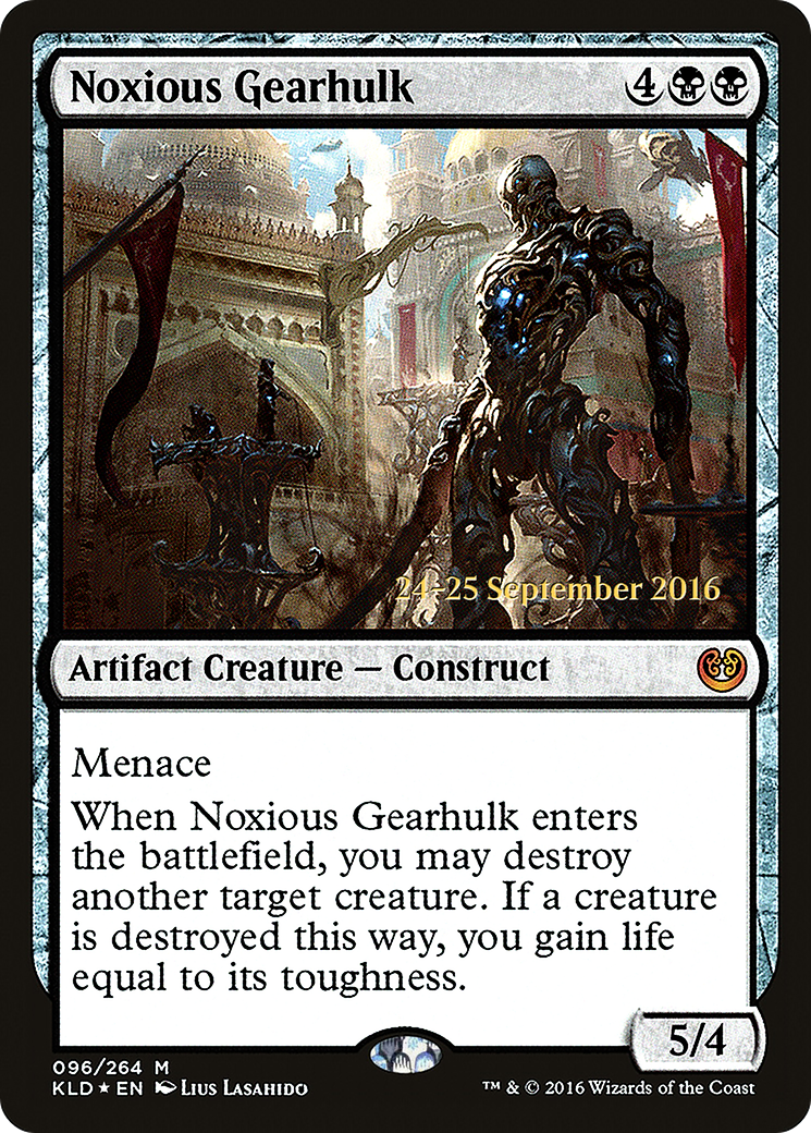 Noxious Gearhulk (PRE-96S) [Kaladesh Promos] Foil