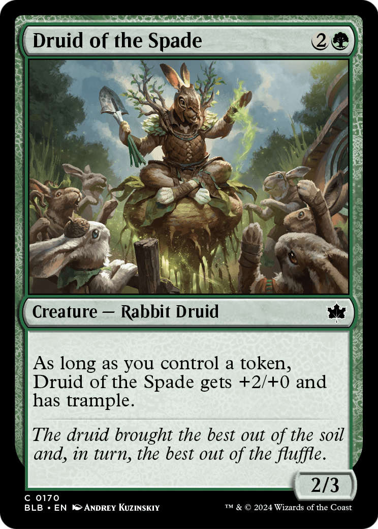 Druid of the Spade (BLB-170) [Bloomburrow] Foil