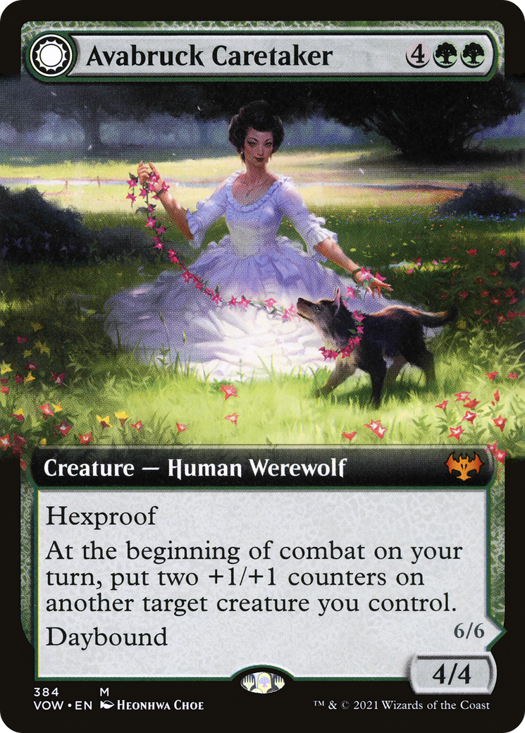 Avabruck Caretaker (Extended Art) (VOW-384) [Innistrad: Crimson Vow]