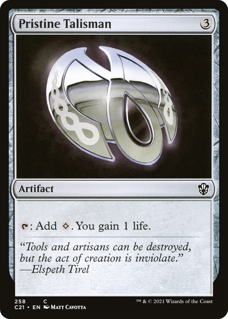 Pristine Talisman (C21-258) [Commander 2021]
