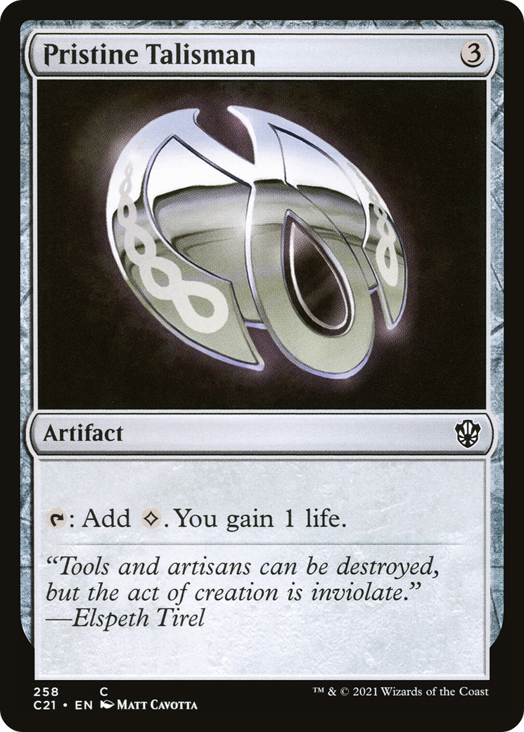 Pristine Talisman (C21-258) [Commander 2021]