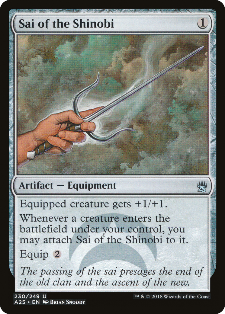 Sai of the Shinobi (A25-230) [Masters 25]