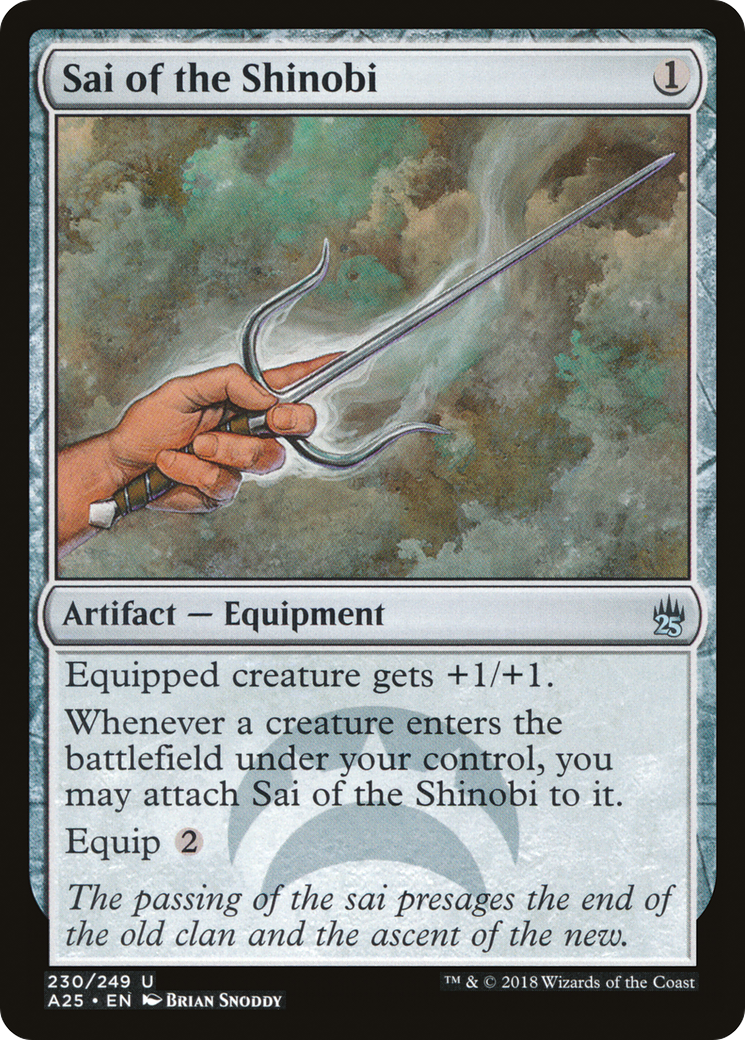 Sai of the Shinobi (A25-230) [Masters 25] Foil