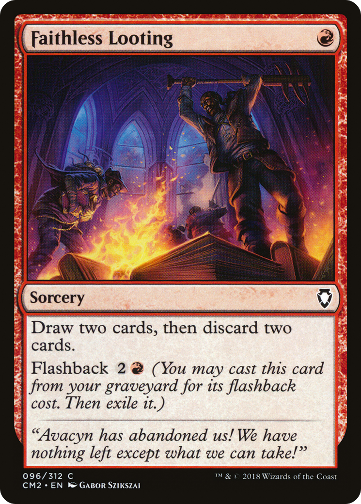 Faithless Looting (CM2-096) [Commander Anthology Volume II]
