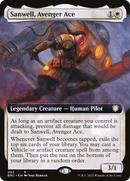 Sanwell, Avenger Ace (Extended Art) (BRC-052) [The Brothers' War Commander]