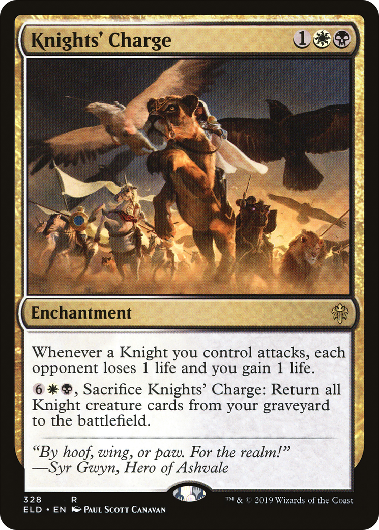 Knights' Charge (ELD-328) [Throne of Eldraine]