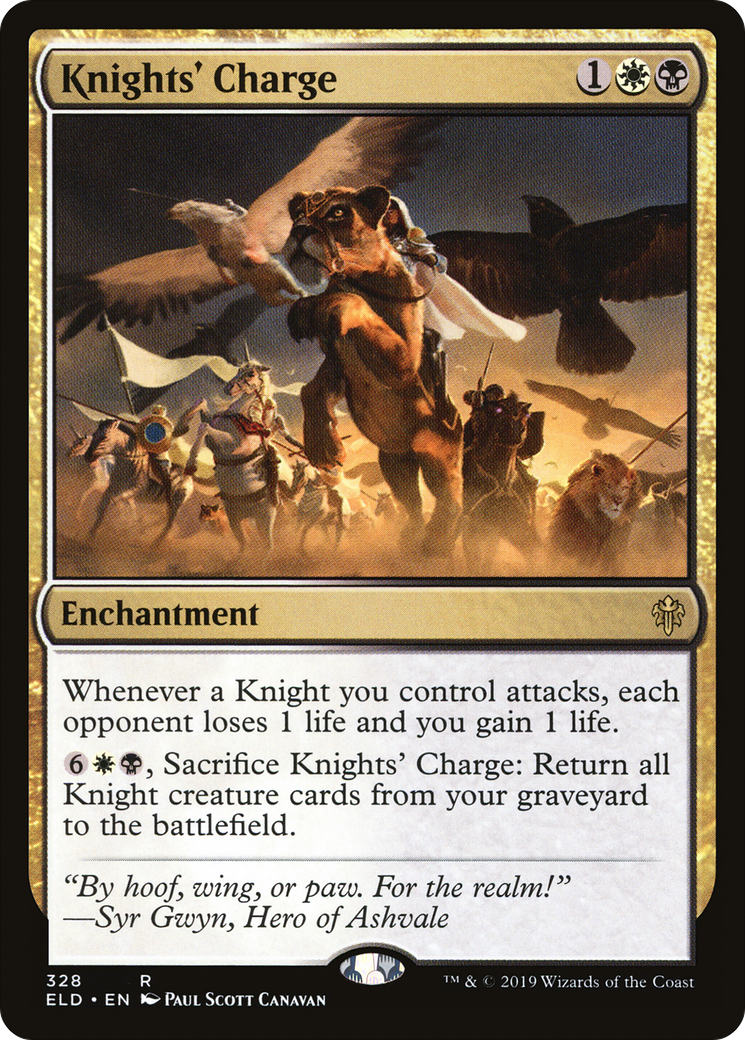 Knights' Charge (ELD-328) [Throne of Eldraine]