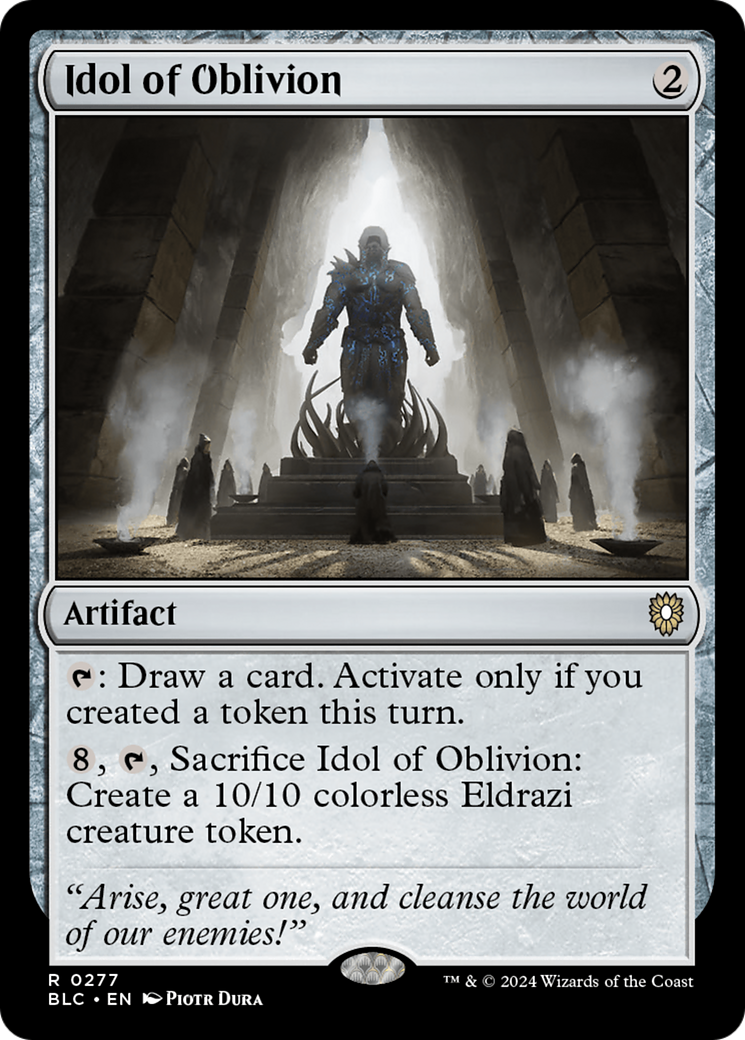 Idol of Oblivion (BLC-277) [Bloomburrow Commander]