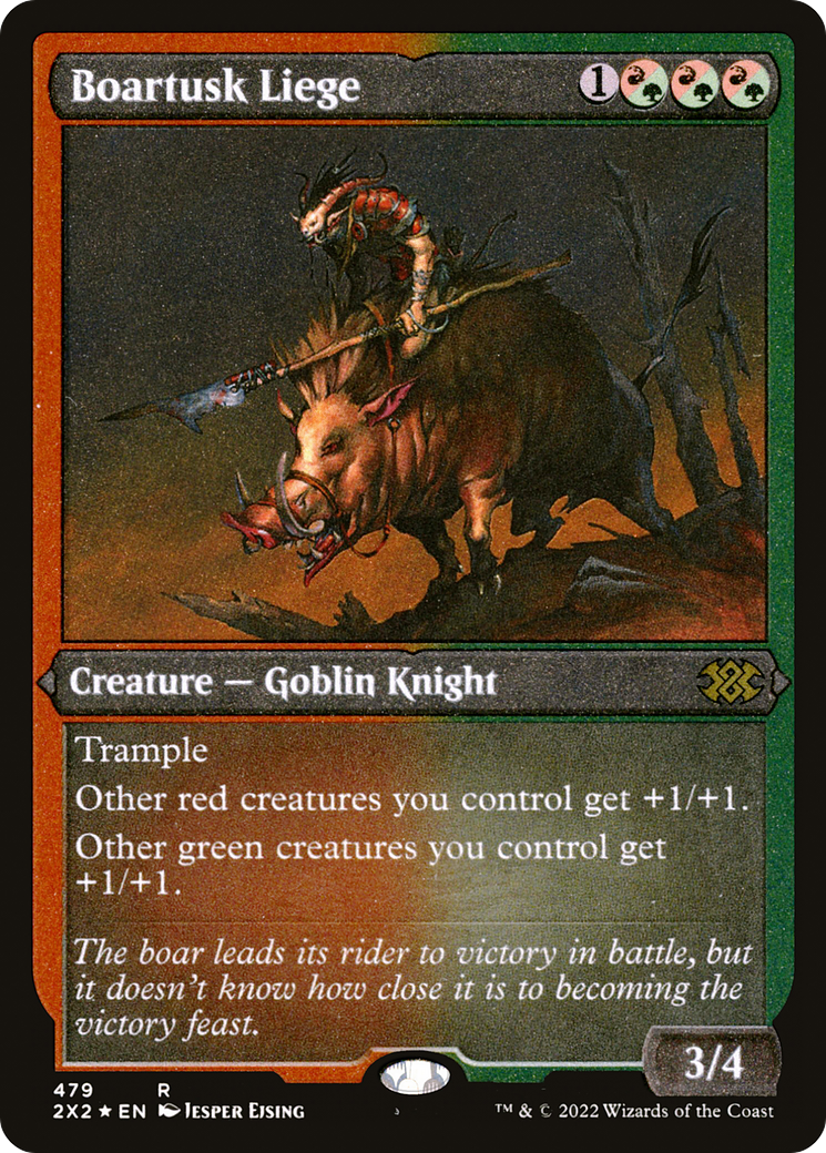 Boartusk Liege (Foil Etched) (2X2-479) [Double Masters 2022] Foil