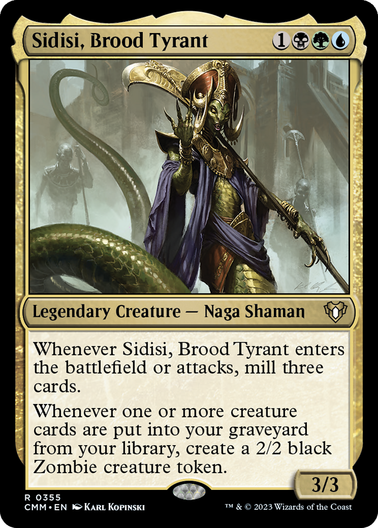 Sidisi, Brood Tyrant (CMM-355) [Commander Masters]
