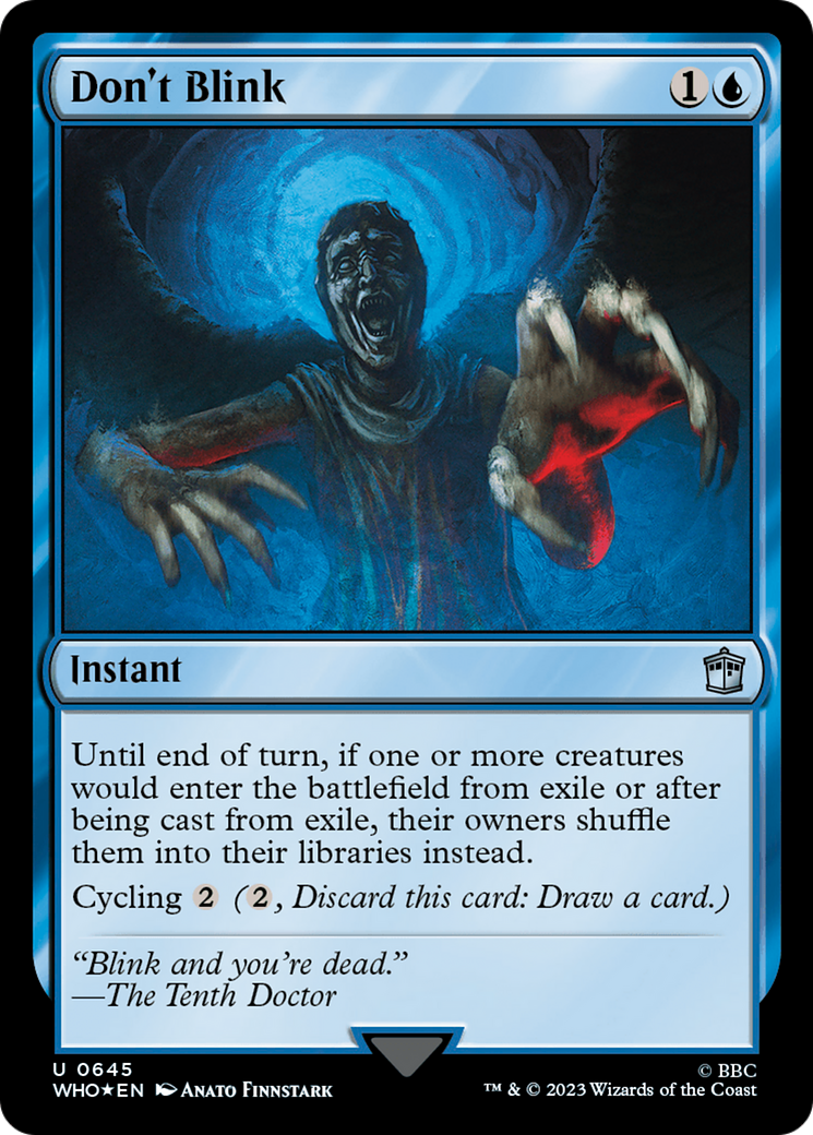 Don't Blink (WHO-645) [Doctor Who] Foil