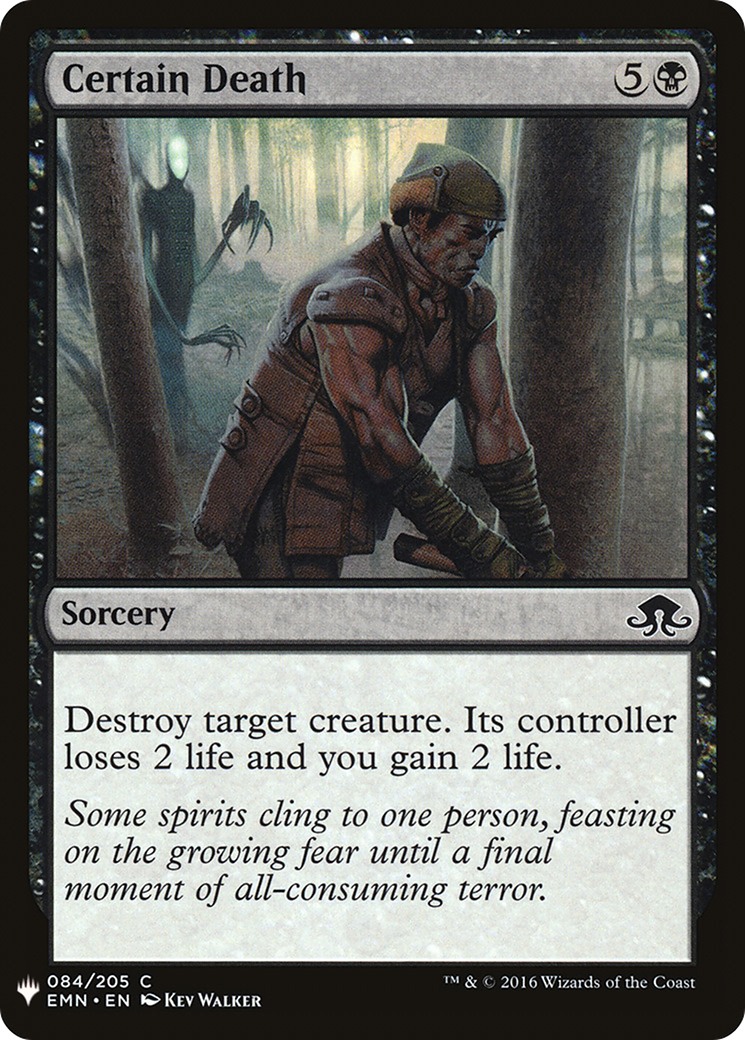 Certain Death (LIST-EMN-84) [The List]