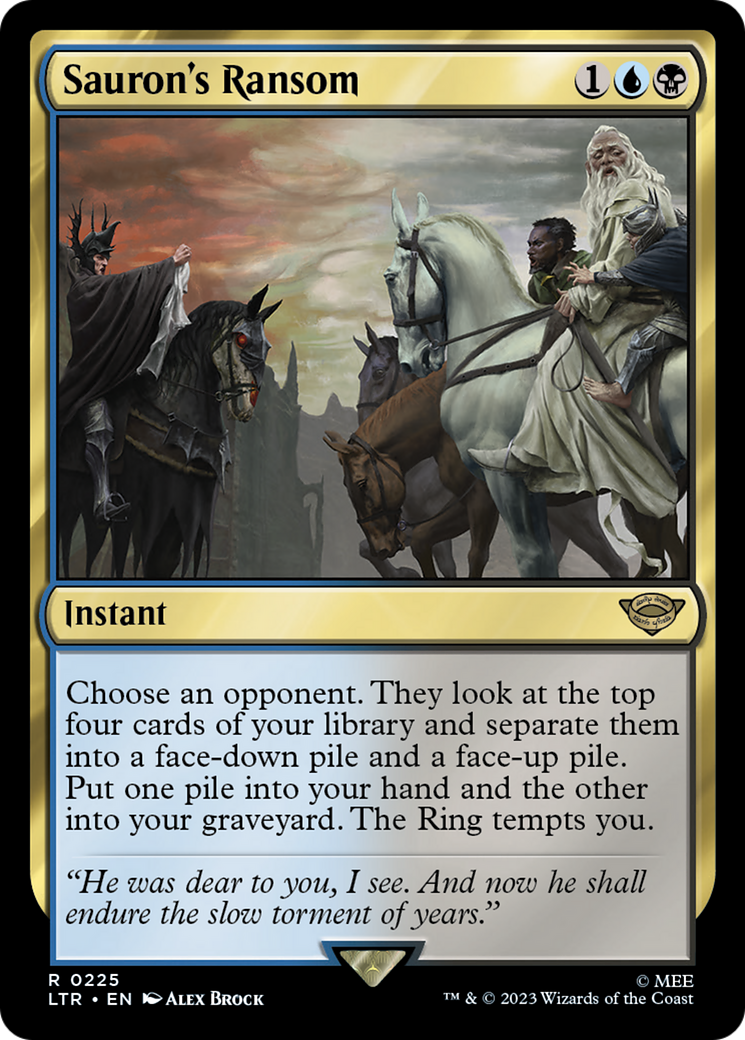 Sauron's Ransom (LTR-225) [The Lord of the Rings: Tales of Middle-earth] Foil