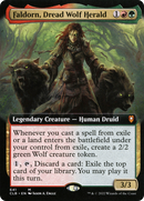 Faldorn, Dread Wolf Herald (Extended Art) (CLB-641) [Commander Legends: Battle for Baldur's Gate]