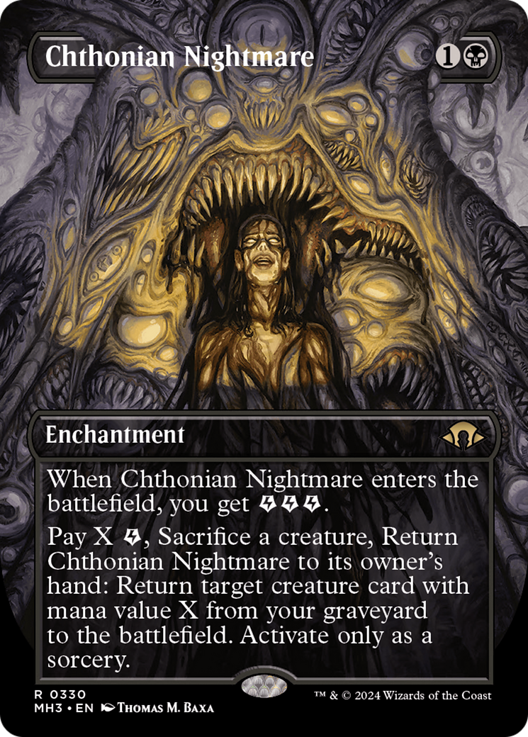 Chthonian Nightmare (MH3-330) [Modern Horizons 3] (Borderless)