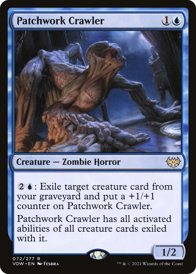 Patchwork Crawler (VOW-072) [Innistrad: Crimson Vow] Foil