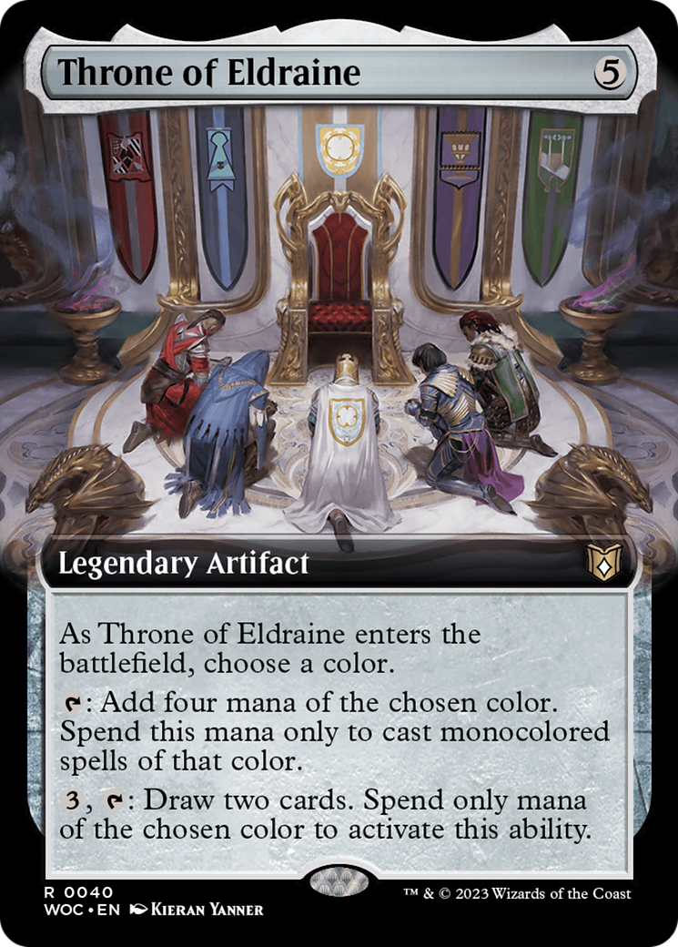Throne of Eldraine (WOC-040) [Wilds of Eldraine Commander]: (Extended Art)