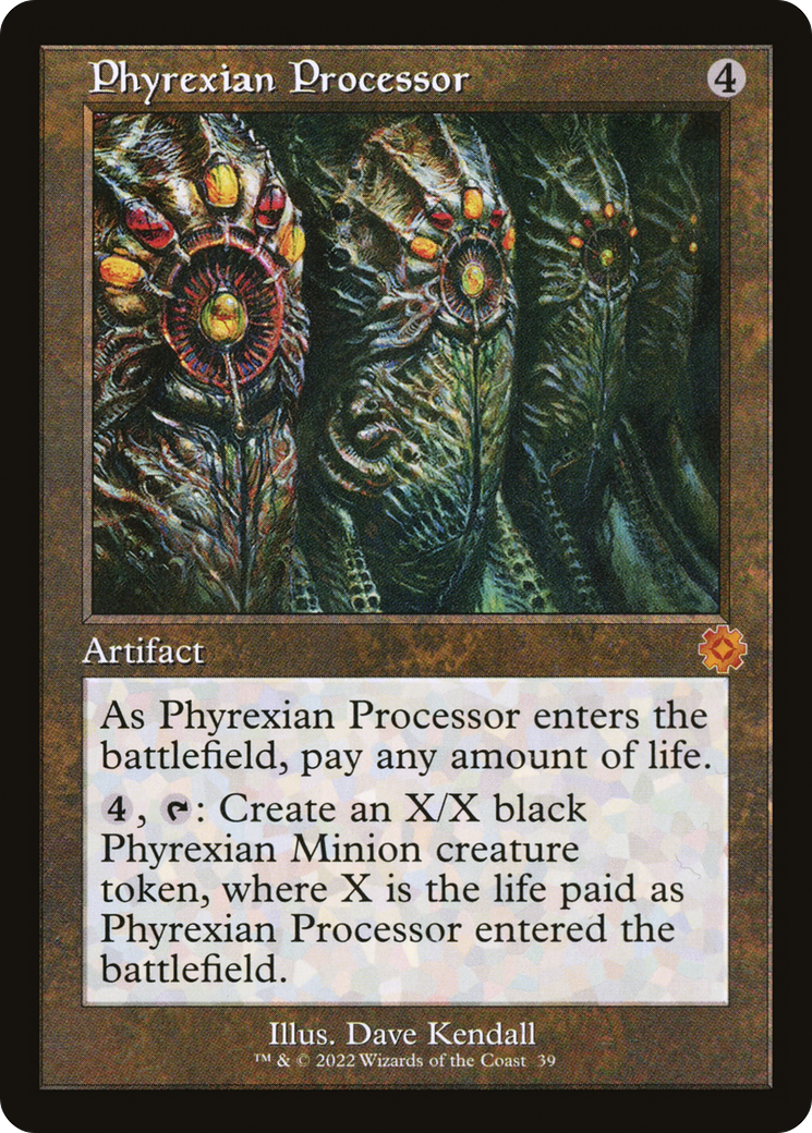 Phyrexian Processor (BRR-039) [The Brothers' War Retro Artifacts]
