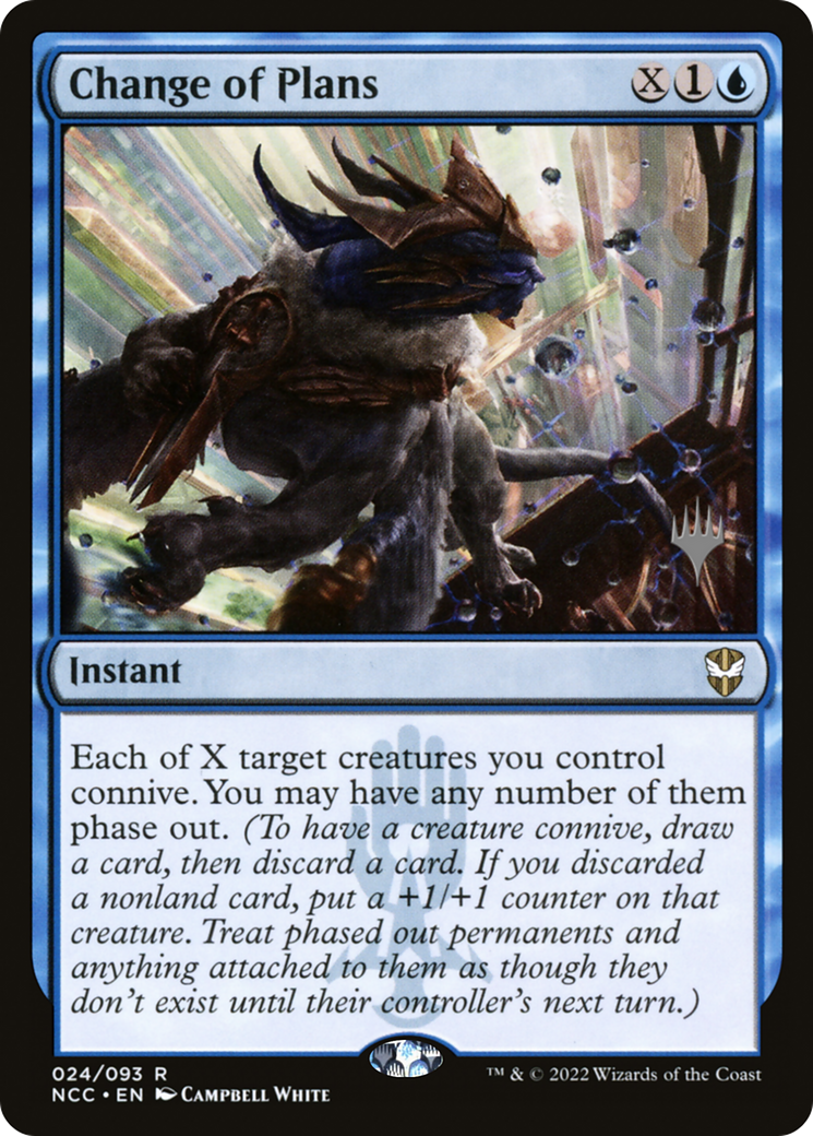 Change of Plans (PPSNC-24P) [New Capenna Commander Promos] Foil