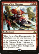 Form of the Dinosaur (PRE-103S) [Rivals of Ixalan Promos] Foil