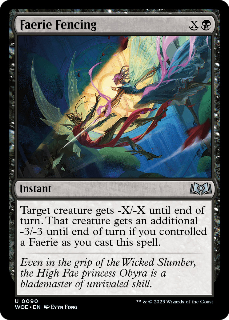 Faerie Fencing (WOE-090) [Wilds of Eldraine]